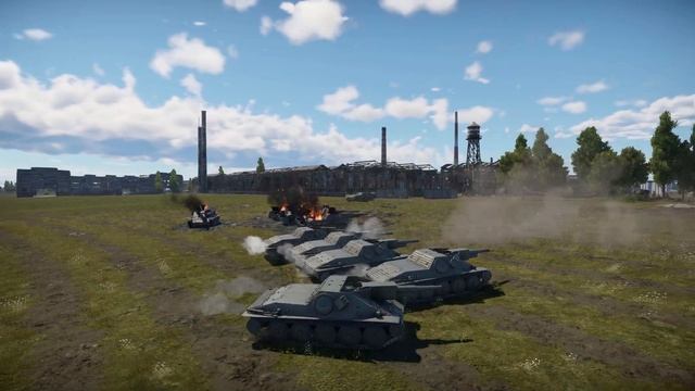 Эпическая оборонительная линия в War Thunder - Битва SAV 20.12.48!