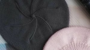 Берет Спицами🥰 Вяжем✨