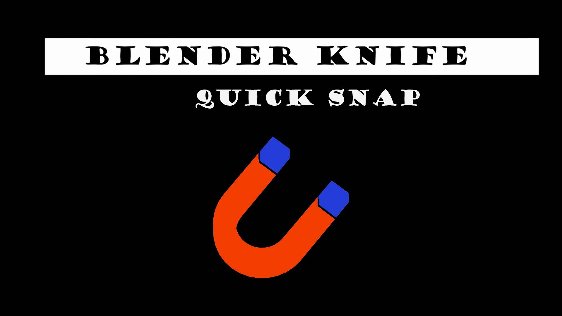 аддон Quick Snap для Blender (работа с привязками в Blender проще)