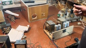 Мальчонка собрал Первый УНЧ и Блок питания на трансформаторах от ТВ