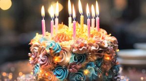 С днём рождения. Музыкальная открытка поздравление женщине