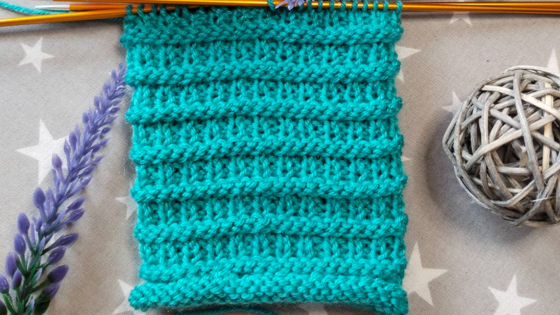 Простой узор для кругового вязания без сложностей / легко вяжется. смотреть онлайн