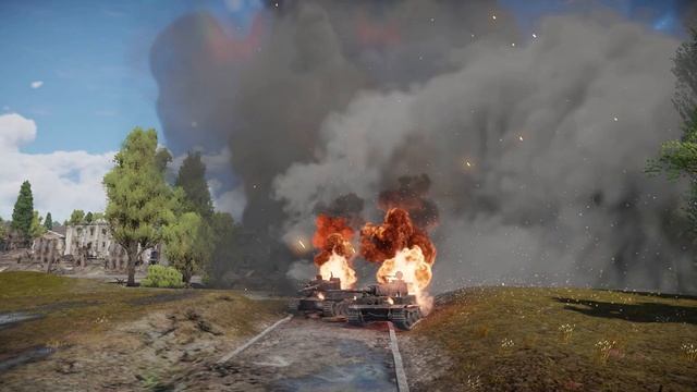 Опытный пилот уничтожил три танка Тигр в War Thunder