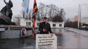 стихи на пикете в Мурманске. читает Николай Ильин