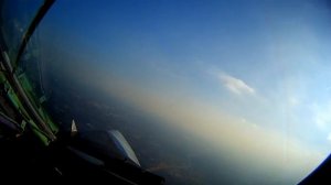 Взлёт-посадка из кабины ТУ-134 .