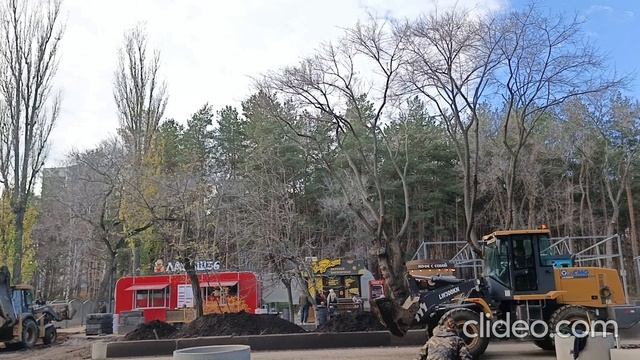 Воронеж. Парк " Танаис". Реконструкция. 2025. смотреть онлайн