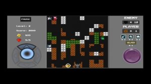 Денди, сега, лифа  Battle City. Tank 1990 NES, Dendy gameplay  Игра 90   х  танчики level 2