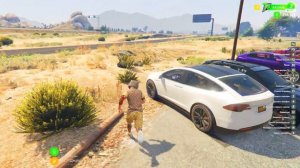 УГНАЛ НОВУЮ TESLA MODEL X ИЗ БУДУЩЕГО ! - БИТВА ВОРОВ В GTA 5 ONLINE (RADMIR RP)