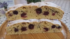 Бюджетный ПИРОГ С ЧЕРЕШНЕЙ|Быстрый и простой рецепт пирога|Пирог с ягодами