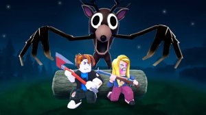 Игра в 99 ночей в лесу: часть 1! (фантик омантик) роблокс.