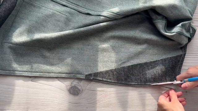 Как оформить английский воротник! Пошив облегчённого жакета из твида! Часть 2