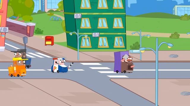 Вилзи Папа скрывается от полиции? Что машинка нарушила? Мультик Автосемейка Вилзи