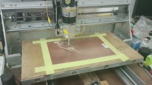 Фрезеровка дорожек...