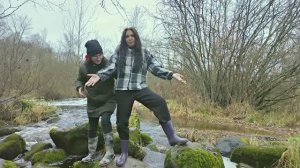 Карамельный водопад осенью