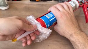 Теперь герметик больше не высыхает. Как легко закрывать его для долгого хранения