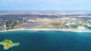 Республика Крым, Черноморское побережье Параолимпийский центр, г. Евпатория вид с квадрокоптера