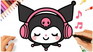 КАК ЛЕГКО НАРИСОВАТЬ КУРОМИ В НАУШНИКАХ 🎵