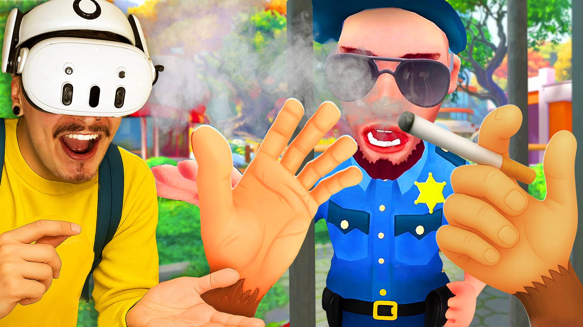 НЕПОСЛУШНАЯ ОБЕЗЬЯНА ПОКУРИЛА СИГАРЕТУ!! I Am Monkey VR