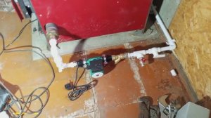 Подключаю к отоплению напольный котёл .