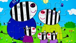 Свинка Пеппа пазл 🧩 Видео для детей и малышей ❤️