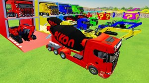 Мультики про машинки! Катаемся на крутых разноцветных машинках и грузовиках из мультиков для детей!