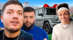 ПОКАЗЫВАЮ СВОЮ НОВУЮ МАШИНУ ДРУЗЬЯМ | РЕАКЦИЯ БУСТЕРА И NAVAI