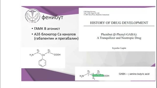 Тема 7 Гистамин, ацетилхолин, ГАМК, глутомат – эргические системы