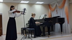 И.С.Бах Соната для скрипки и фортепиано h-moll (1 и 2 части)