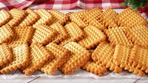 Самый простой рецепт печенья! За 10 минут! К чаю быстро и красиво!