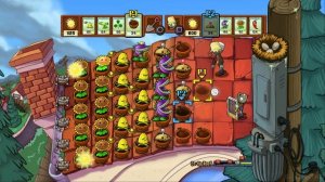 Plants vs. Zombies [PS3] [2 Player] Co-Op Gameplay Roof