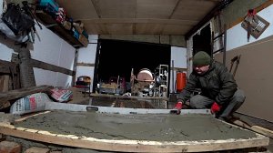 Начал бетонные работы! Сделал ниву!