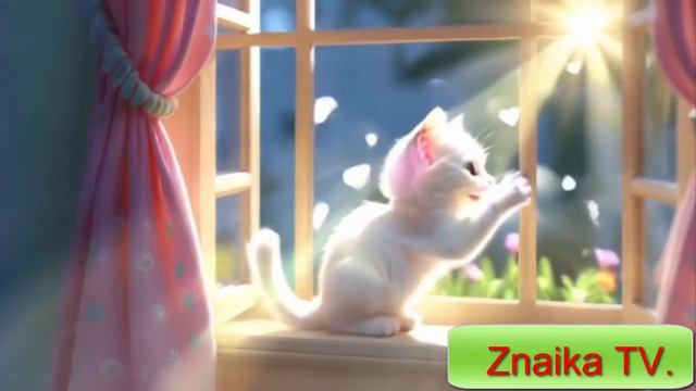 Сказка «Приключения Варвары и котёнка Снежка» Глава 2 «Как Снежок узнал про время суток» смотреть онлайн