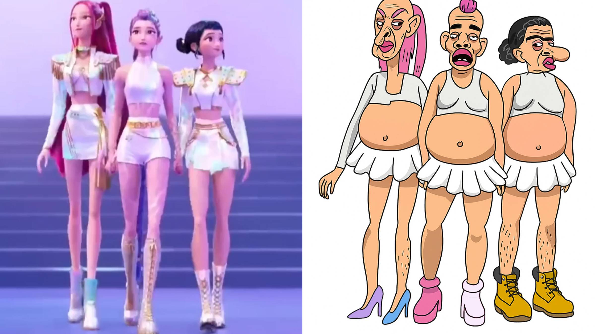 Huntrix Golden - KPop Demon Hunters - KPop Demon Hunters. Охотницы на демонов. Тренд 2025 года