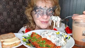 МУКБАНГ"ЗАВТРАК КОТОРЫЙ Я ЗАСЛУЖИЛА" МУКБАНГ/ЕДА НА КАМЕРУ/