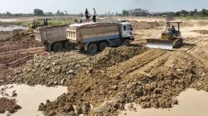 Ep.3. Осушение болотистого участка, отсыпка.