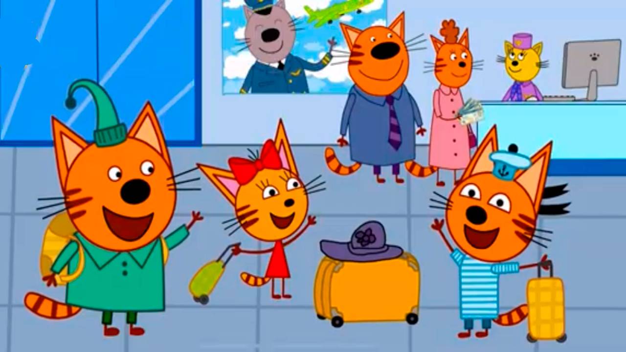 Карамелька три кота Раскраска | Три кота раскраска | Три кота игра | Мультик Три кота