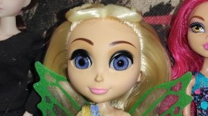 о какая куколка! Кукла Little Bebops Fairies Зеленое платье! необычная прикольная, тельце милое