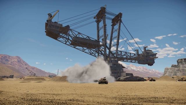 War Thunder E-100 захватывает базу незамеченным с помощью дымовых снарядов