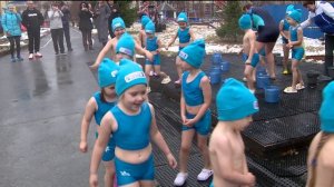 Малыши из детского сада в Винзилях практикуют закаливание для поддержания здоровья