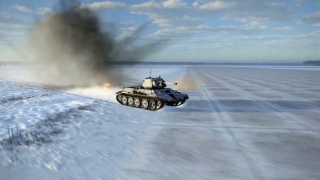 Т-34 зимой - танковые бои Ил-2 Штурмовик: Великие Сражения