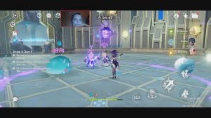 Genshin Impact ВИТАЯ БЕЗДНА 4 ЭТАЖ РИФ маска ТОП игра на смартфон