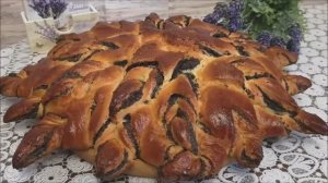 Пирог на КЕФИРЕ и РАСТИТЕЛЬНОМ МАСЛЕ\пирог с маком\ Дрожжевое тесто на кефире \простой рецепт