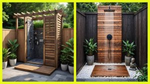 Летний душ на даче: оазис свежести в жаркий день 🚿☀️