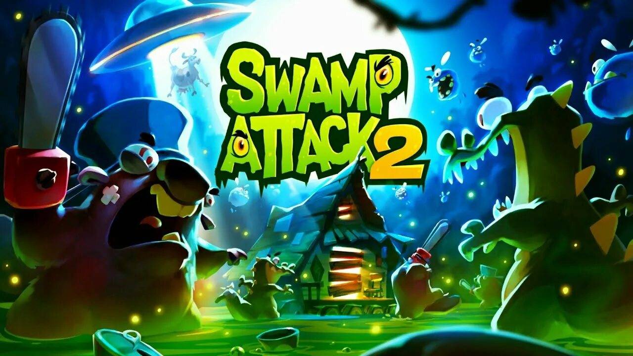 Swamp Attack 2#Свамп Атак2#Монстры#Защищаем дом смотреть онлайн