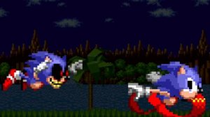 Confronting yourself Sonic exe Sprite animation (Против самого себя Соник.ехе Спрайтовая Анимация)