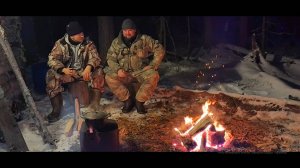 Полевая кухня на  жерличной рыбалке