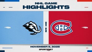09.11.2025 | ОБЗОР МАТЧА | Монреаль Канадиенс - Юта Мамонт | Highlights