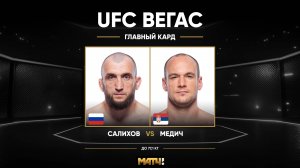 Муслим Салихов против Уроша Медича (видео). UFC Fight Night