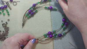 Колье "Медные палки" 💟