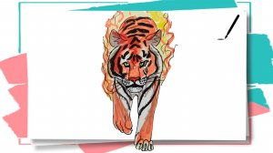 Как нарисовать Тигра / How to draw a Tiger